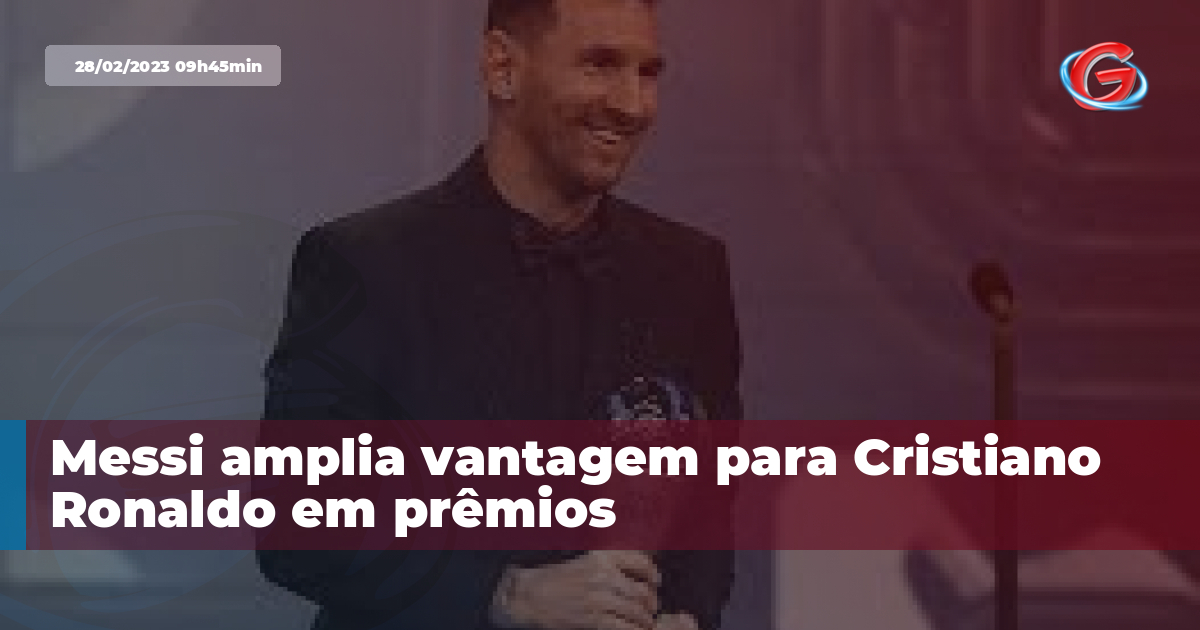 Messi amplia vantagem sobre CR7 em títulos de melhor do mundo; veja ranking  - Folha PE
