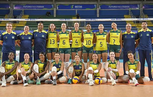 Brasil é superado pela Argentina e termina em 3º lugar na Copa América de Vôlei Feminino