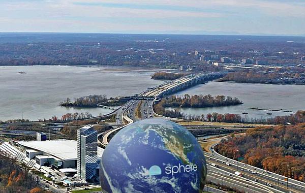 EUA vão ganhar segunda Sphere perto de Washington com tecnologia de ponta