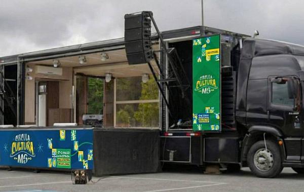 Carreta-palco rodará 3.500 quilômetros levando arte e cultura a 40 cidades do interior de Mato Grosso do Sul
