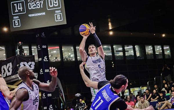 Seleção masculina se classifica para Copa do Mundo de basquete 3x3