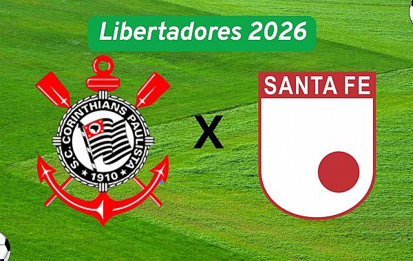 Corinthians recebe Santa Fé pela Libertadores nesta quarta-feira (15)