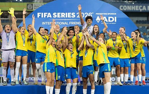 Brasil conquista título do FIFA Series de futebol feminino