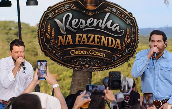 Cleber e Cauan lançam “Mil Adjetivos (Perfeita Pra Mim)” no projeto Resenha na Fazenda