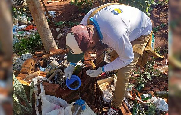 Agentes de endemias vistoriam mais 1.349 imóveis e identificam 6 focos de Chikungunya