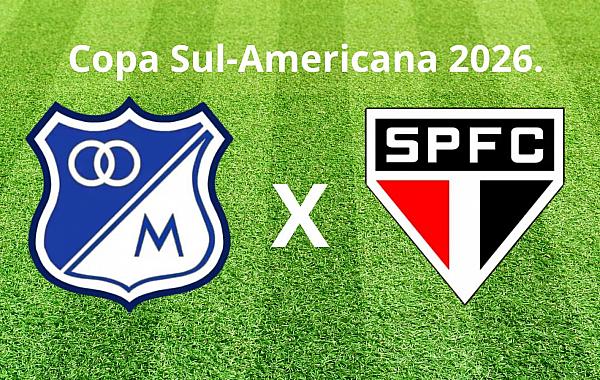 São Paulo e Millonarios fazem duelo decisivo na Copa Sul-Americana 2026