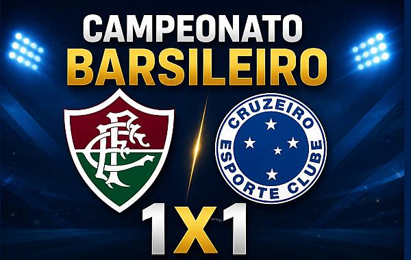 Fluminense empata com o Cruzeiro e segue no grupo de cima do Brasileirão