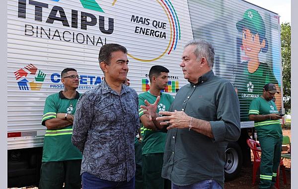 Com caminhão e esteira novos, Agecold vai ampliar coleta seletiva e fortalecer reciclagem