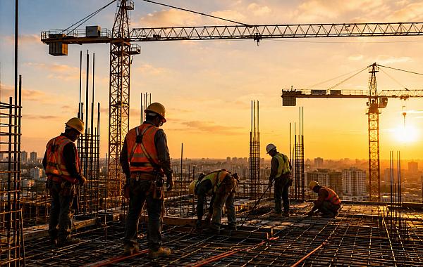 Obras de infraestrutura lideram salários na construção civil, mostra IBGE