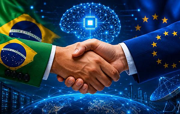 Brasil e União Europeia fecham parceria para fortalecer tecnologia e inteligência artificial