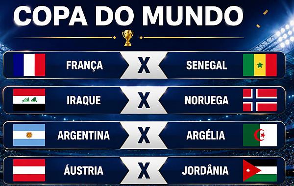 Terça-feira de Copa: Argentina e França fazem primeiros jogos no Mundial