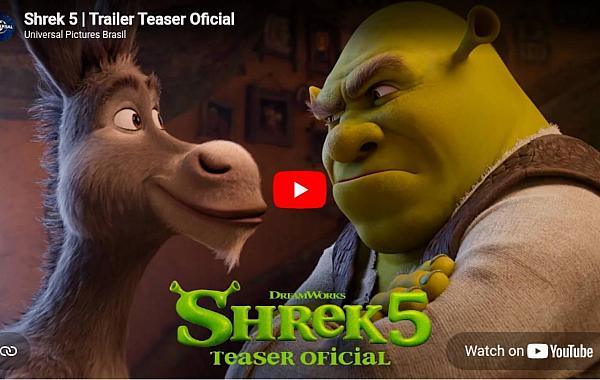 Shrek e Burro retornam em novo filme com estreia prevista para 2027