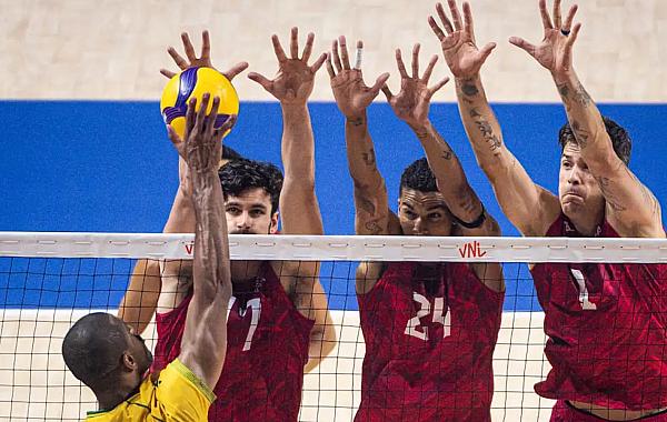 Vôlei: Brasil perde para EUA e volta a se complicar na Liga das Nações