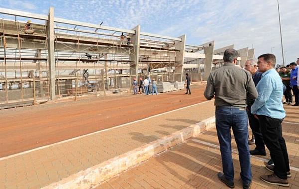 Governador e prefeito vistoriam obras do novo terminal de passageiros do Aeroporto