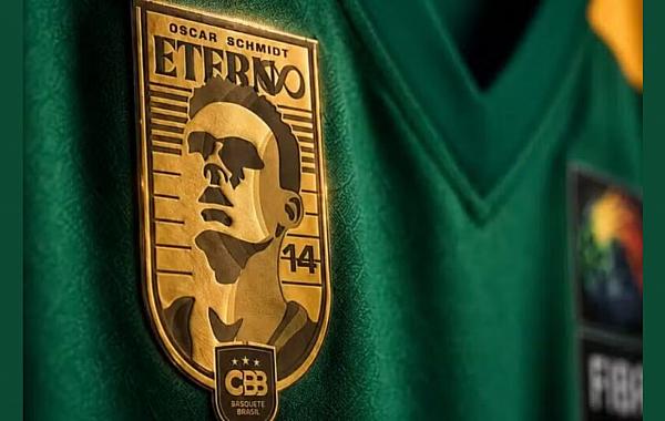 Em homenage,  Seleção Brasileira leva legado de Oscar Schmidt na camisa durante as Eliminatórias