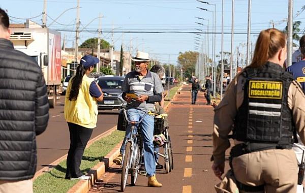 Atenção redobrada ajuda a proteger ciclistas nas ruas de Dourados