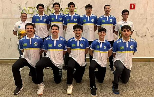 Seleção de MS embarca para disputar Brasileiro Sub-18 de Vôlei no Rio de Janeiro
