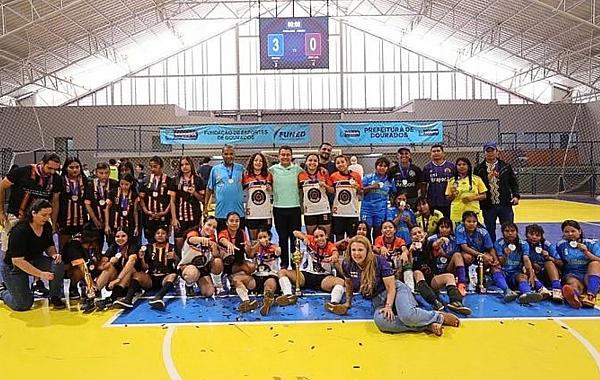 Jogos da Juventude de Dourados (Jojud), termina com títulos no futsal feminino e masculino