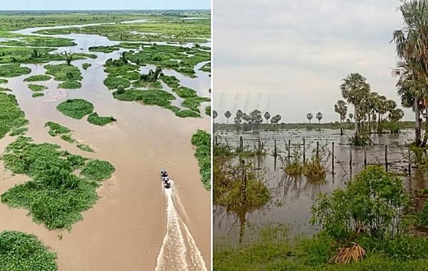 Rio Miranda ultrapassa 6,7 metros e entra em estado de alerta em Mato Grosso do Sul